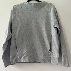 Kit and Ace Mock Neck Sweatshirt - grey